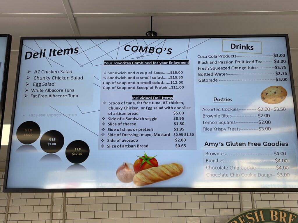 Arizona Bread Company Menu