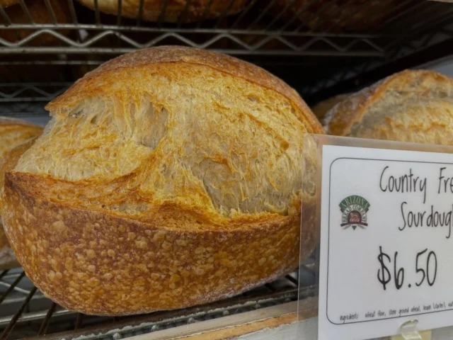 Sourdough loaf from a wholesale artisan bread supplier in Tempe, AZ